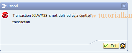 SAP TCode ICLWM23 - BDT ICL: Data Sets