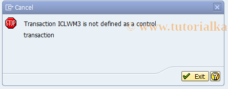 SAP TCode ICLWM3 - BDT ICL: Views