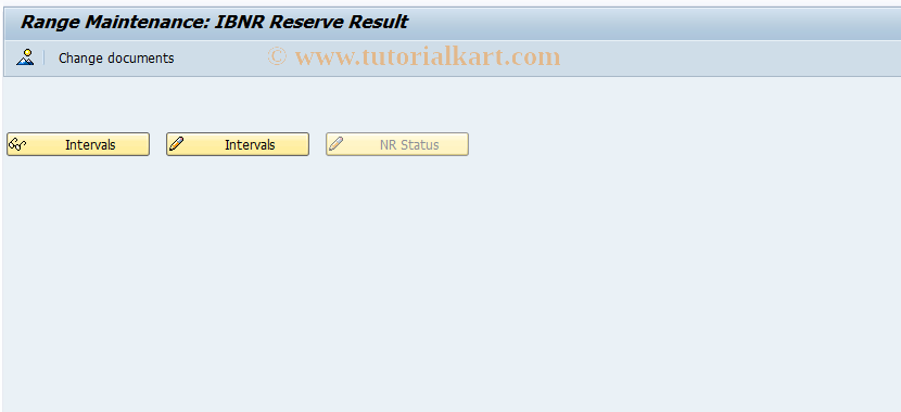 SAP TCode ICL_IBNR_NR - Number Range Maintenance: ICL_IBNR