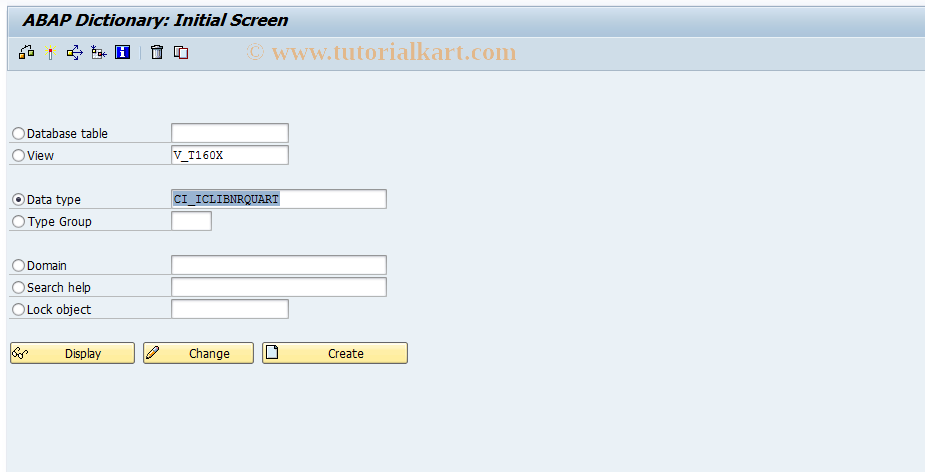 SAP TCode ICL_ICLIBNRQUART_MOD - Modify Incl. CI_ICLINBNRQUART