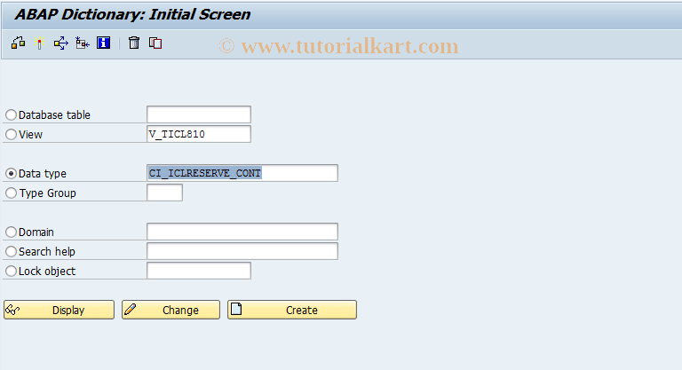 SAP TCode ICL_STRU_ACC_EDIT - Create/Change CI Incl. for Account Assgnmt