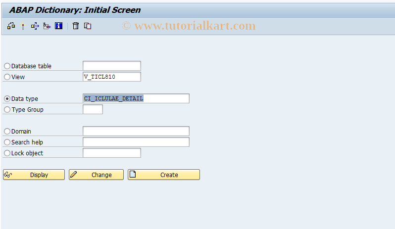 SAP TCode ICL_STRU_ULACC_EDIT - Create/Change CI Incl. for Account Assgnmt