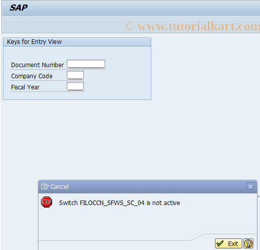 SAP TCode IDCN_ADJEDIT - Adjustment document change