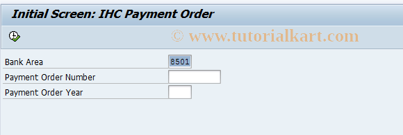 SAP TCode IHC3 - Display Payment Order