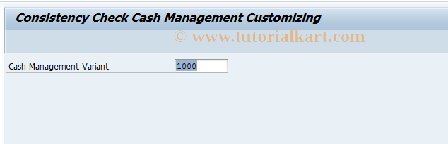 SAP TCode IHCCM3 - Consistency Check for Customizing