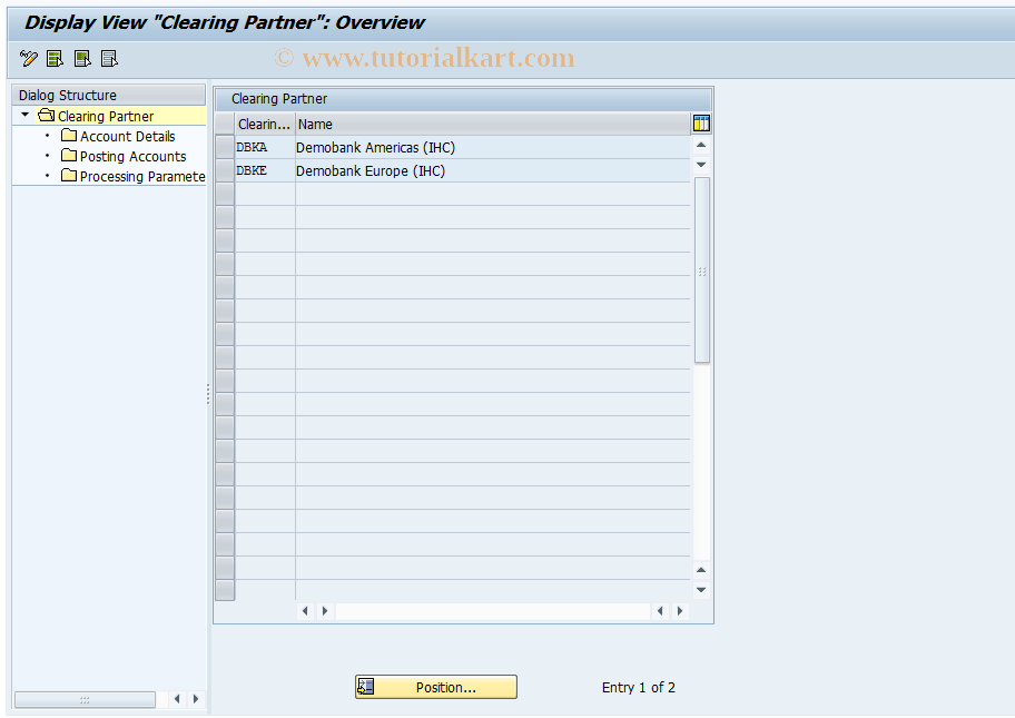 SAP TCode IHC_INB_CUST - Customizing IHC IDoc Incoming