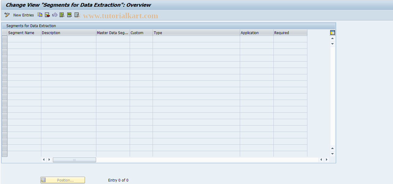 SAP TCode ILM_C_STRC - Define Structures