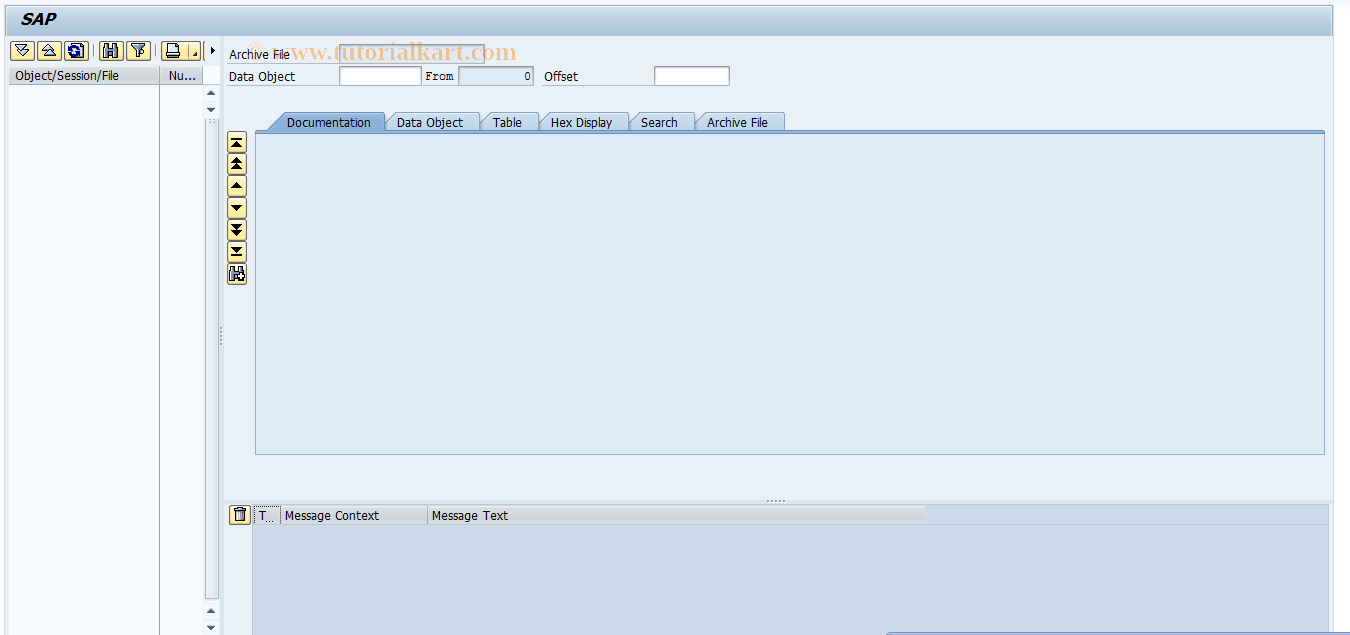 SAP TCode ILM_E_DISPLAY - Display Archive Files