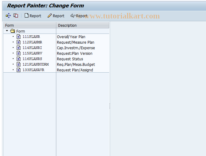 SAP TCode IMD5 - App.req: Change form