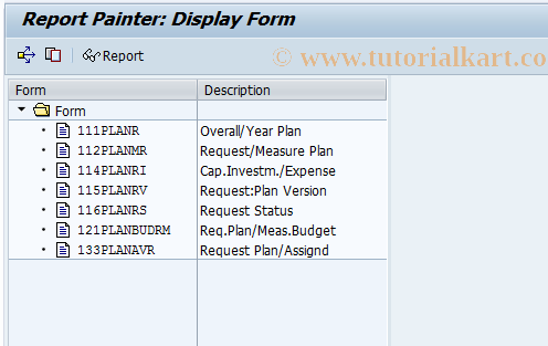 SAP TCode IMD6 - App.req: Display form