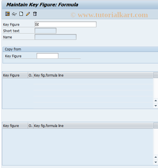 SAP TCode IMDK - App.req: Calculated key figures