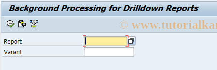 SAP TCode IMEB - Background processing of reports