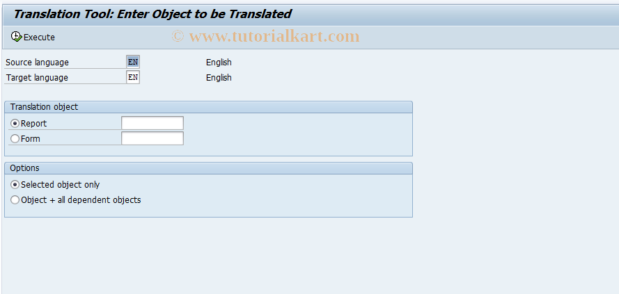 SAP TCode IMET - Transl. tool - Dr.-down rep. inv.prg