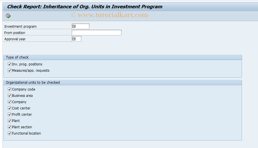 SAP TCode IMR9 - Check of Inheritance in Invoice Program