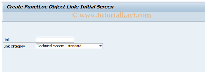 SAP TCode IN04 - Create FunctLoc Object Link