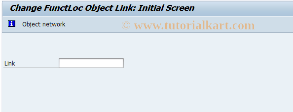 SAP TCode IN05 - Change FunctLoc Object Link
