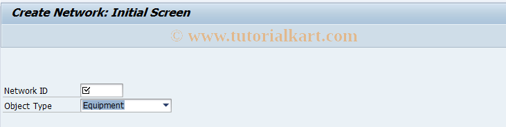 SAP TCode IN21 - Create Object Network