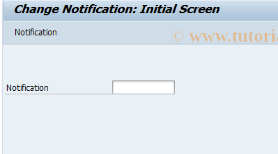 SAP TCode IQS2 - Change Notification - Extended View