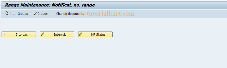 SAP TCode IW20 - Quality Notification Number Assignment