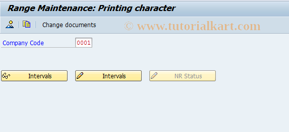 SAP TCode J1AP - Nummernkreispflege: J_1APRNTCH