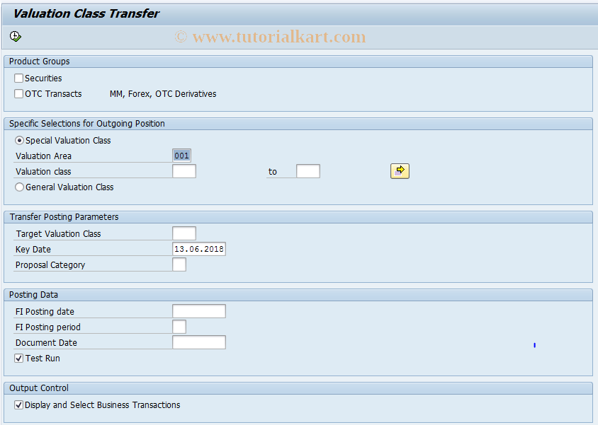 SAP TCode J1BBSTNEW - Balance Sheet Transfer (obsolete)
