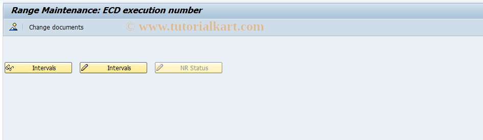 SAP TCode J1BECD_NUM - ECD Execution Number Range