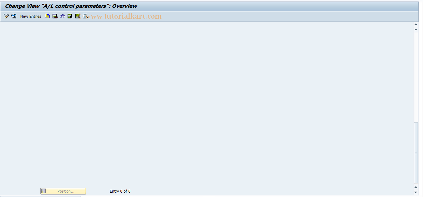 SAP TCode J1GAL8 - Update A/L (FI) from SPL