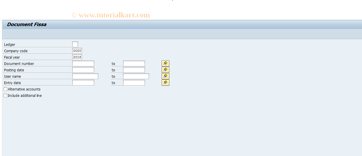 SAP TCode J1GFISA - Print FI document card