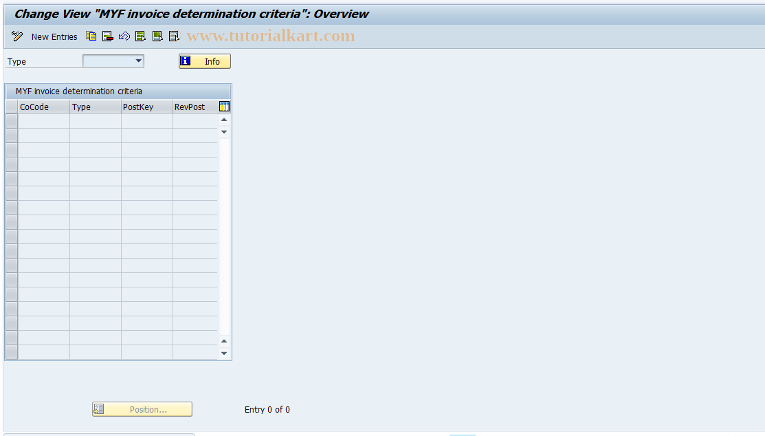 SAP TCode J1GO - Invoice selection criteria