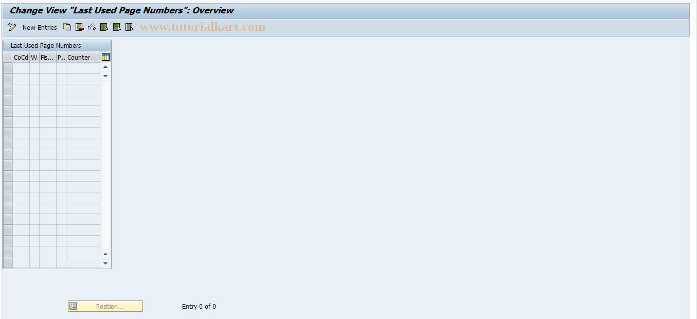 SAP TCode J1GVL_S10 - Update WHB control table