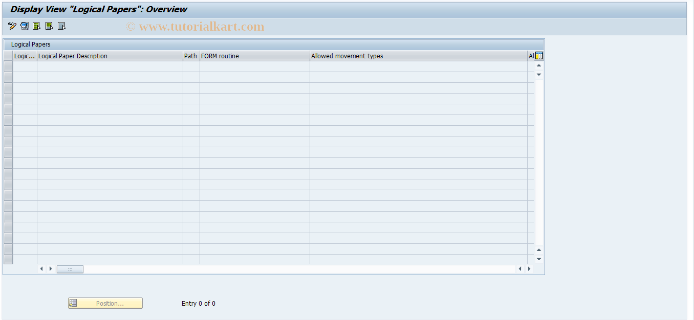 SAP TCode J2GLPLP - Maintenance of Table J_2GLPLP