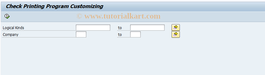 SAP TCode J2GLPPARACHECKCUST - Check customizing