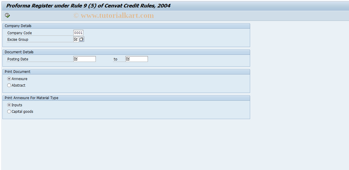 SAP TCode J2I9 - New Monthly Returns Report Rule 57AE