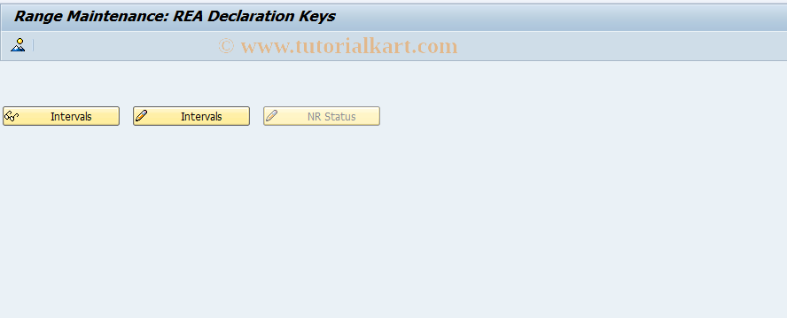 SAP TCode J7LRRE711000118 - Number Ranges Record Declaration Keys