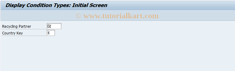 SAP TCode J7LRRE711000139 - REA Display Condition Types