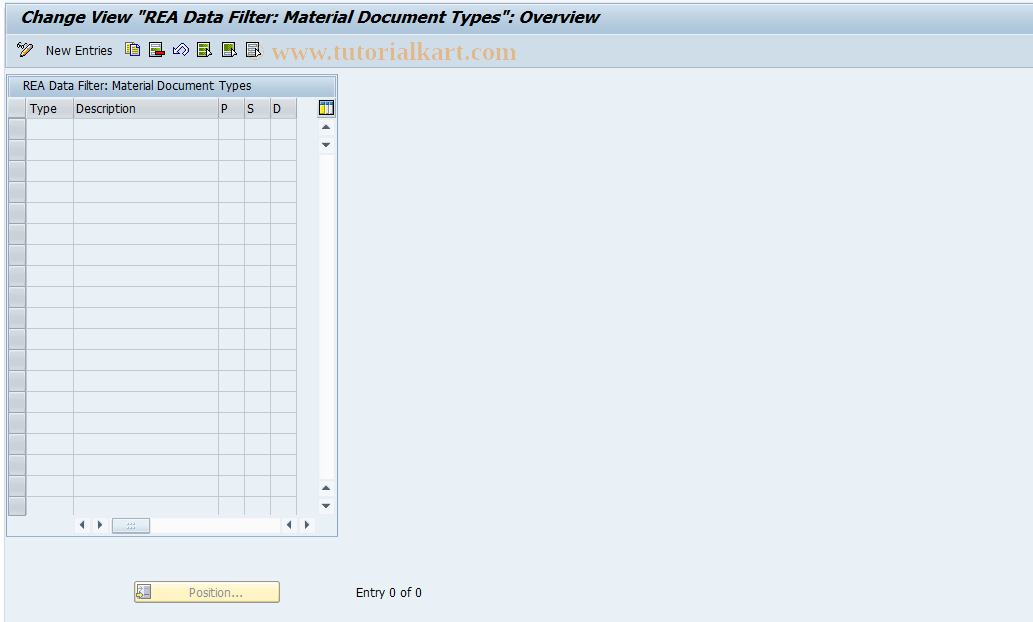 SAP TCode J7LRRE711000149 - IMG Activity: J_7L_REA_MATBELARTEN