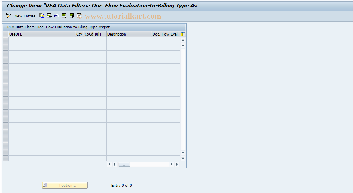 SAP TCode J7LRREN11000173 - IMG Activity: Document Evaluation Asgmt