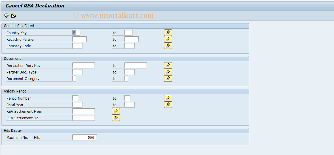 SAP TCode J7LSTO - REA Document: Cancellation