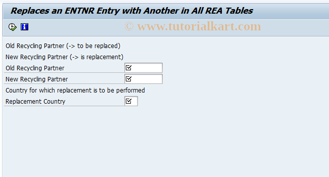 SAP TCode J7LUTILITY4 - J_7L_CHANGE_ENTNR