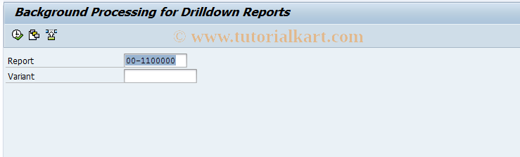 SAP TCode JB3Q - Maintain Variants