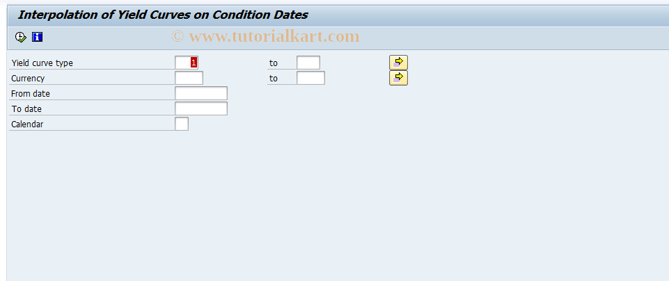 SAP TCode JB68 - Interpolate yield curves