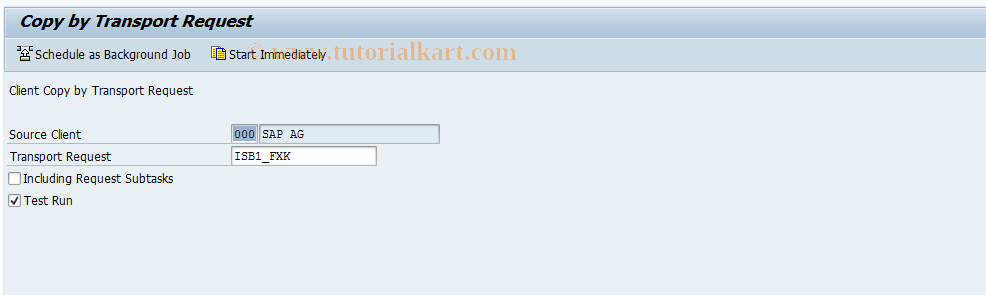 SAP TCode JBC5 - Sample Customizing - Forex