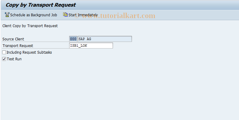 SAP TCode JBC8 - Sample Customizing - Loans