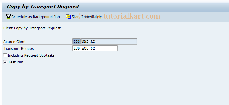 SAP TCode JBCH - Delta Customizing - Accounts