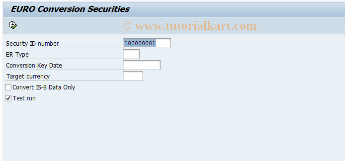 SAP TCode JBM7 - EURO Conversion Security