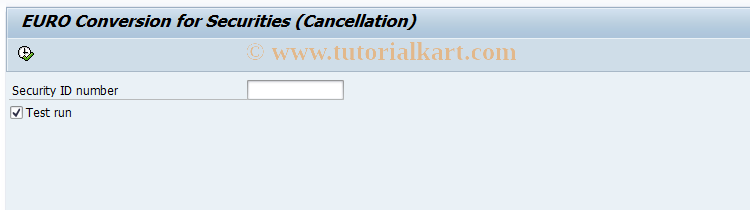 SAP TCode JBM8 - EURO Conversion Security (Cancel)