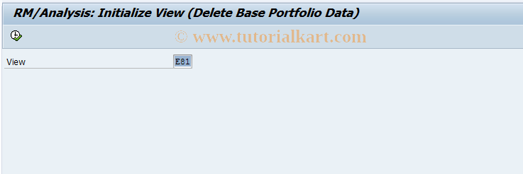 SAP TCode JBRIN - Initialize view