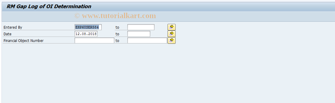 SAP TCode JBROZPROT - Log of TP Determination