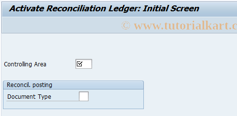 SAP TCode KALA - Activate Reconciliation Ledger