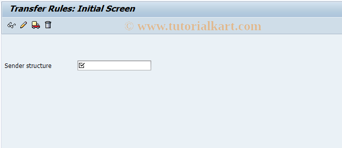 SAP TCode KC7R - EDT: Maintain Transfer Rules
